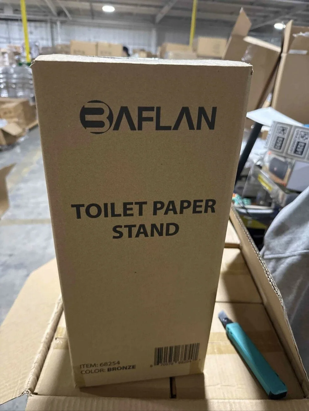 Free Standing Toilet Tissue Paper Roll Holder Stand Dispenser 🧻